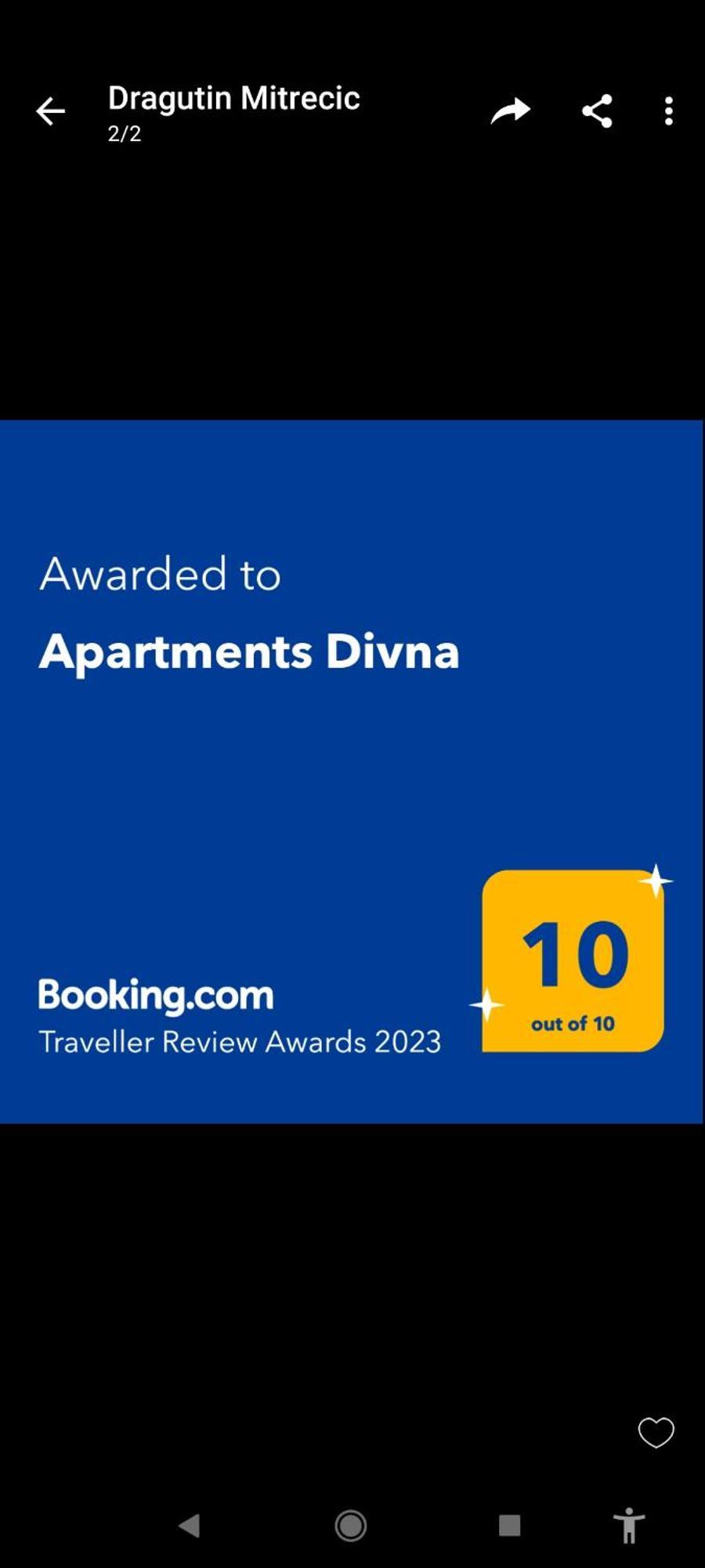 Apartments Divna Baška Voda Eksteriør bilde